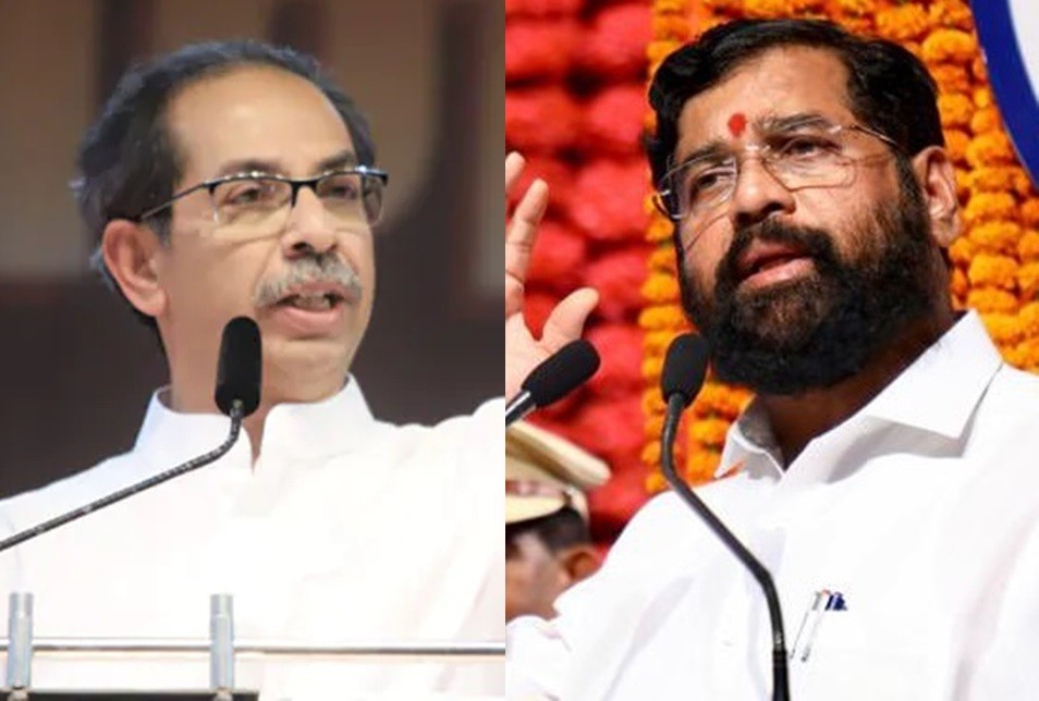 Uddhav Thackeray, Eknath Shinde. (IANS Photo)
