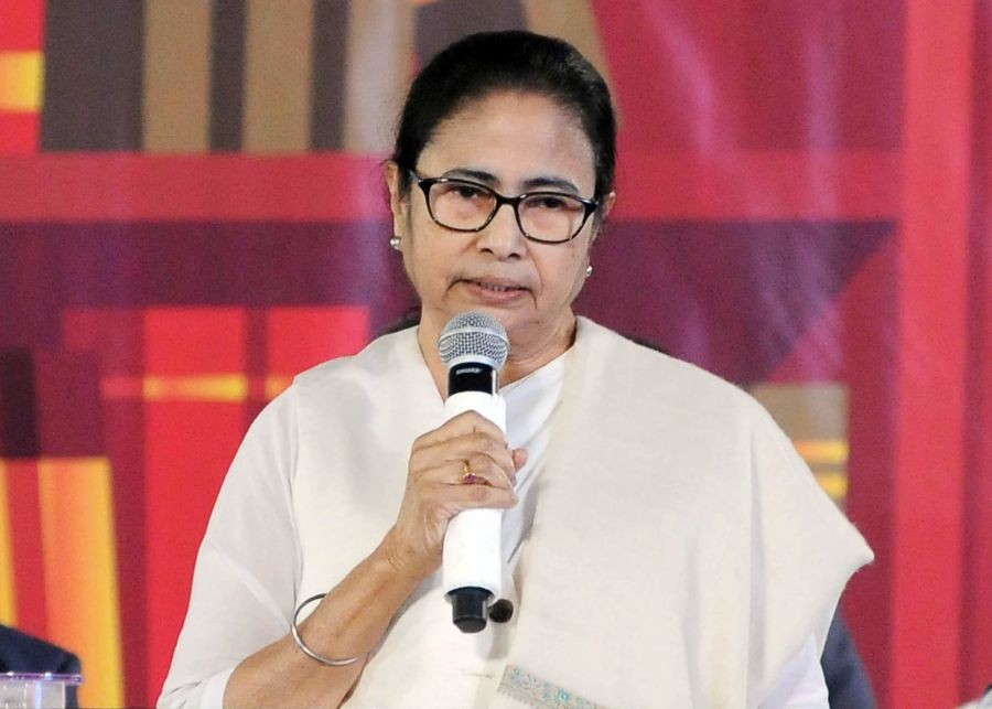 West Bengal Chief Minister Mamata Banerjee speaks during the inauguration of 47th International Kolkata Book Fair in Kolkata on Thursday, Jan 18, 2024. (Photo: IANS/Kuntal Chakrabarty)