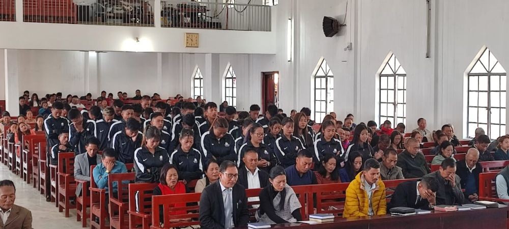 Prayer for Langpangkong Students' Conference (LKM) held on January 7.