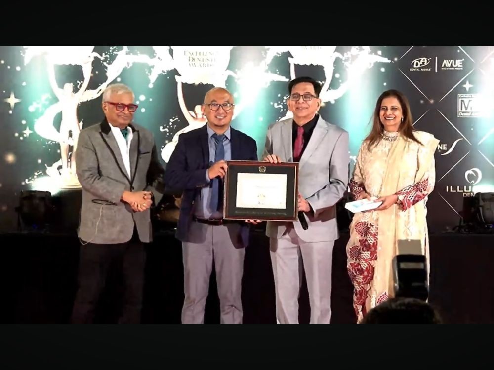Dr. Temjennungsang Longchari has been honoured at the Famdent Excellence in Dentistry awards 2024’ also known as the Indian Dental Oscar, in Mumbai on January 20. He has been honoured with the Special Jury Award in the category of Outstanding Dentist Of The Year (below 45 - Zone B). Dr. Temjennungsang Longchari is a practising dental surgeon at Dental Touch & Facial Aesthetics, Dimapur since 2011.
