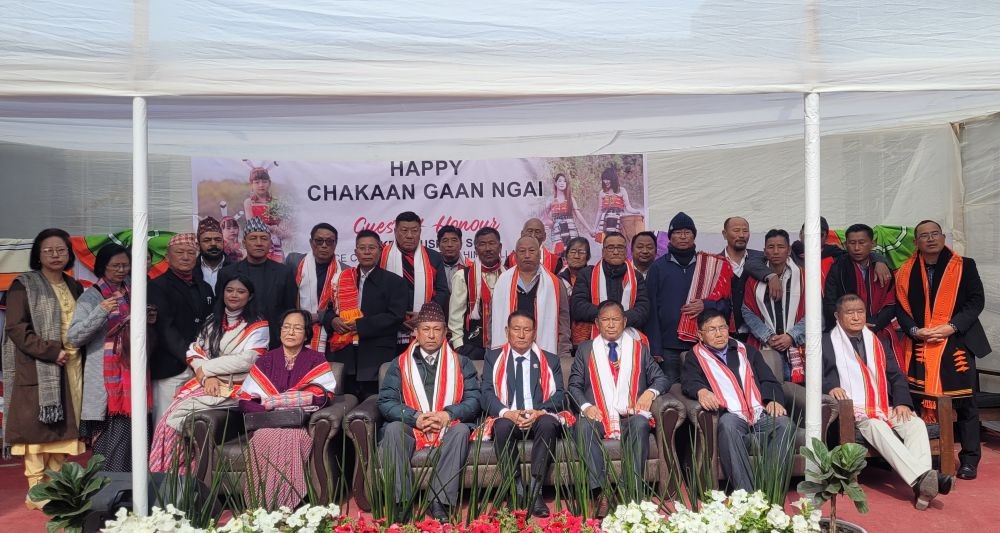 Dignitaries and others during Chakaan Gaan Ngai 2024 celebration in Kohima on January 25. (Morung Photo)