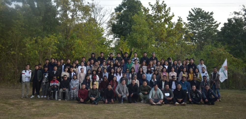 Speakers, resource persons and participants of Inclusive Youth Camp at Shokhuvi.