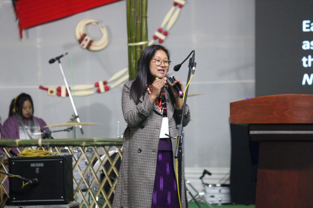 Dr Lanurenla, Principal, Sao Chang Government College.