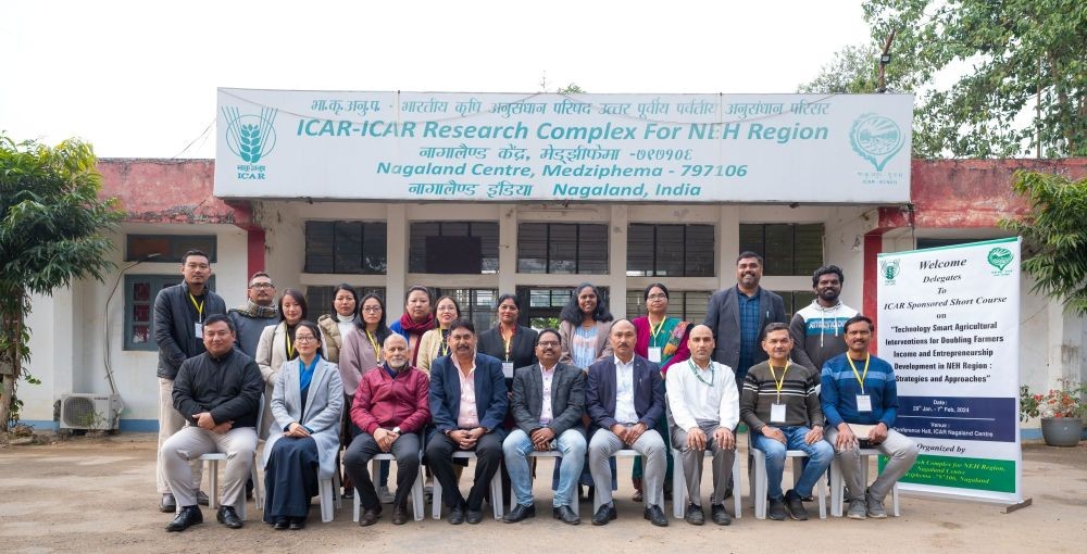 ICAR Medziphema organised a short course from January 29 to February 7.
