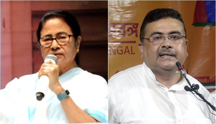 Mamata Banerjee, Suvendu Adhikari. (IANS Photo)