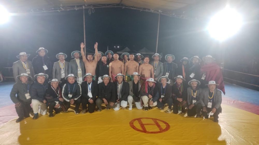 The winners with others