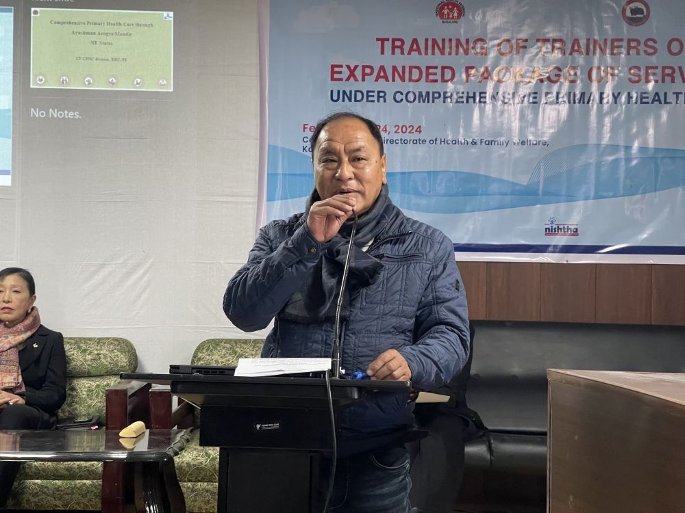 Dr E Motsuthung, Mission Director, NHM, Nagaland.