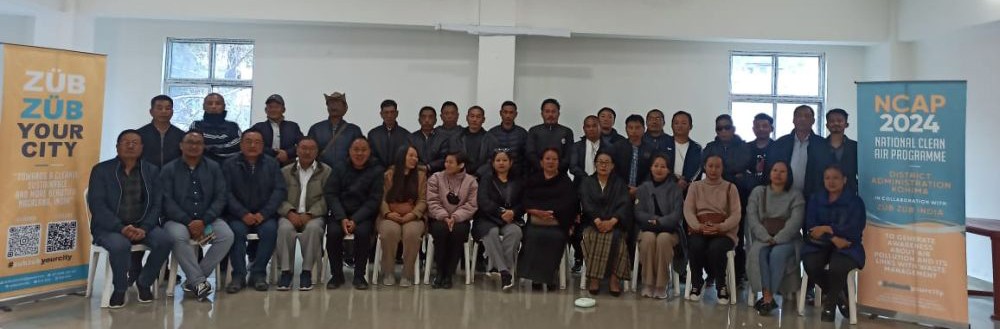 Gathering at air pollution awareness programme in Kohima on February 15