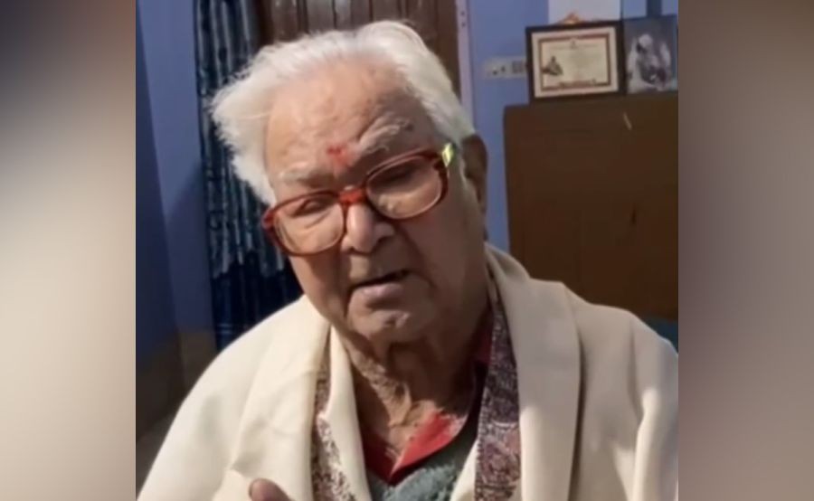 Pandit Laxman Bhatt Tailang. (IANS Photo)