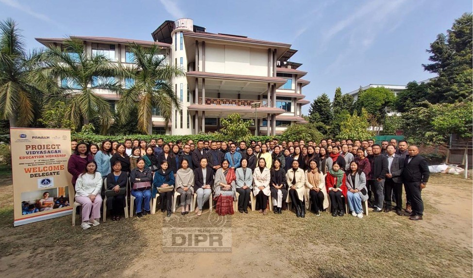 Participants of the two-day workshop in AIDA Training Centre, Don Bosco Campus, Dimapur on February 8. (DIPR Photo)