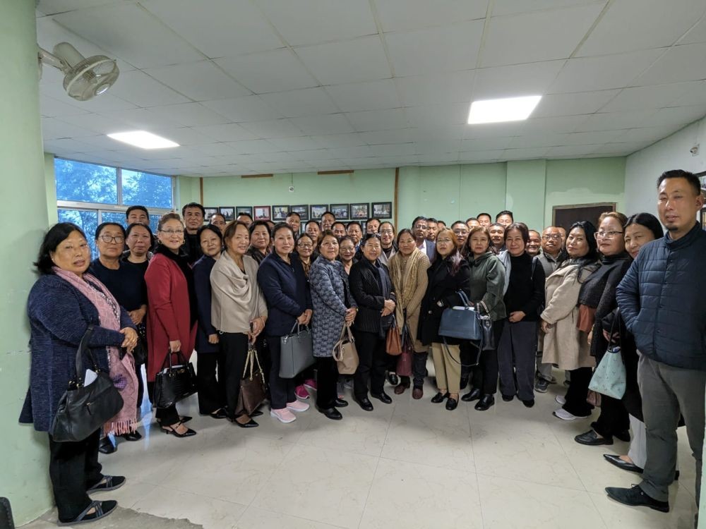 Dignitaries and others during In-house orientation programme in Kohima on March 21.