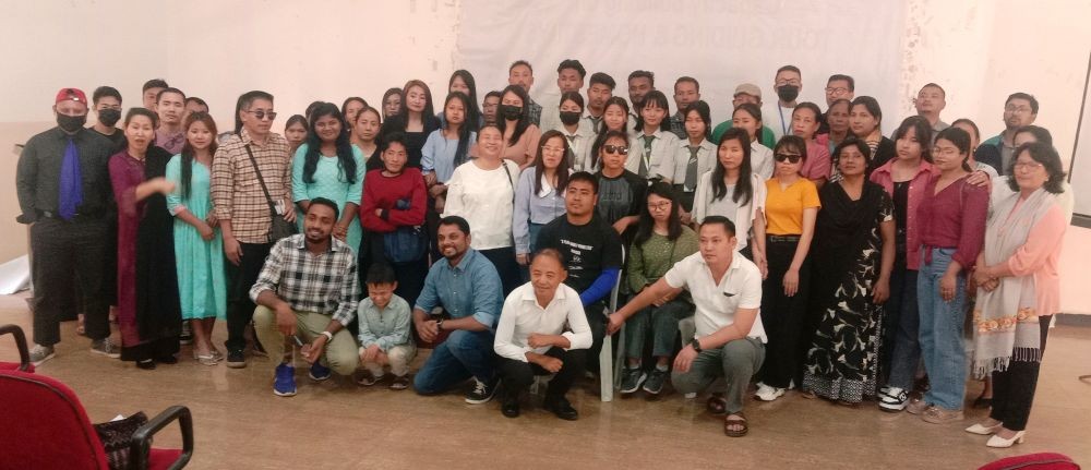 Participants and officials during the launching of Enable India’s the ‘Hamari Vaani’ support platform for Persons with Disabilities in Dimapur on March 5.