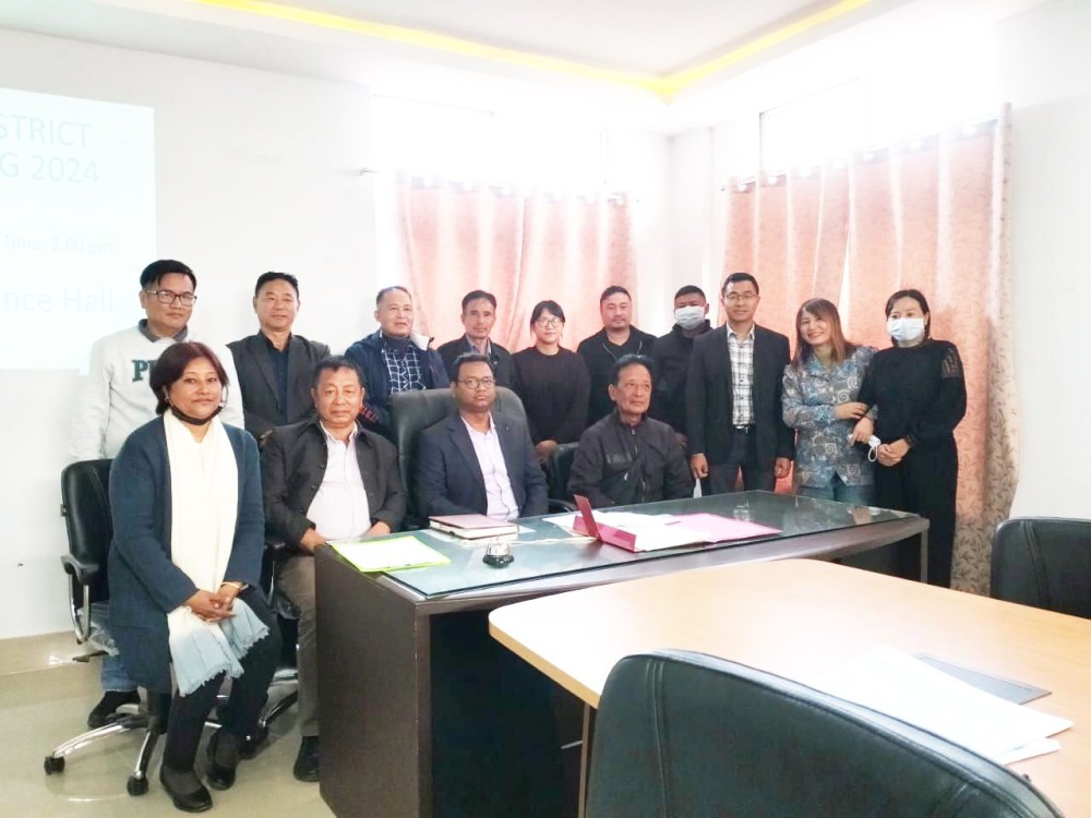 Members of the TB Forum Mokokchung District after an Interface Meeting at DC Conference Room, Mokokchung.