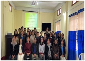 Attendees of the one-day seminar on ‘Exploring Library and Information Science as a Career Path’ held at Tuensang on March 22. (Photo Courtesy: SCC)