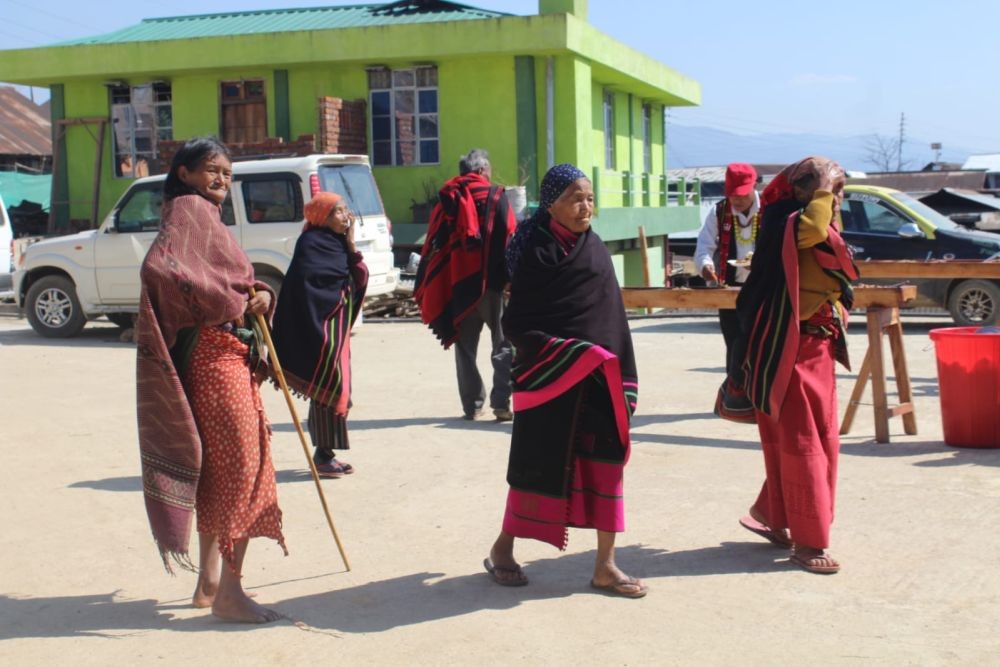 Womenfolk of Kezoma Village during International Women’s Day at Kezoma on March 8. (Morung Photo)