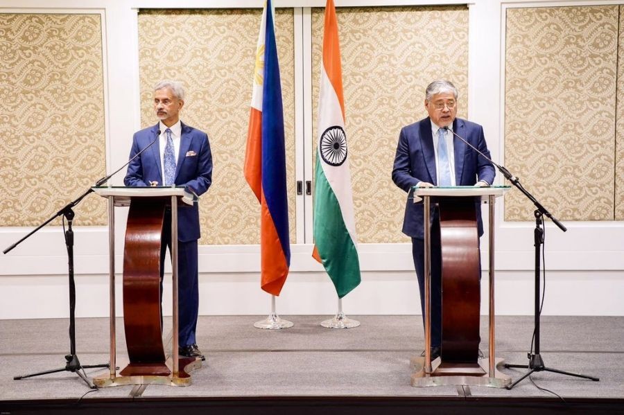 India comes out in support of Manila after Beijing's action in South China Sea (Pic credit: S. Jaishankar/X)