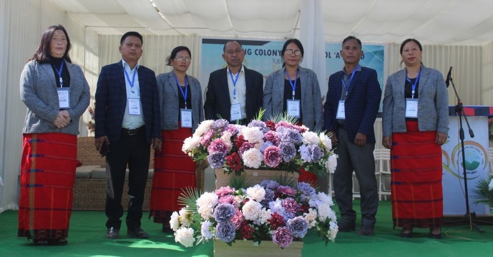 The Planning committee of Sipong Colony High (A) Ward in Tuensang Town golden. (Morung Photo)