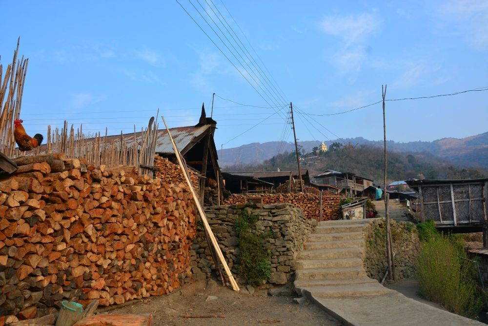 Chopped firewood in a village in Nagaland. (Morung file Photo)