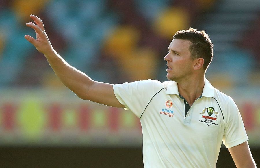 Josh Hazlewood/Credit: Cricket Australia/IANS Photo