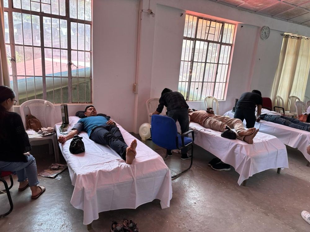 A Blood donation, marking World Health Day was held on April 6 in Kohima.