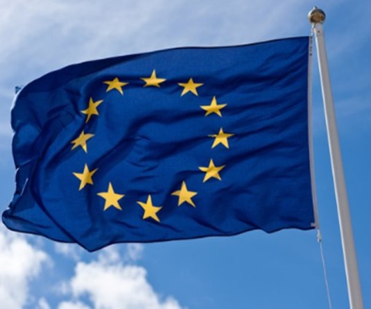 European Union flag. (IANS Photo)