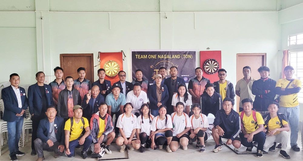TON team with NAYSA-D officials and others on April 6 at Chiechama. (Morung Photo)