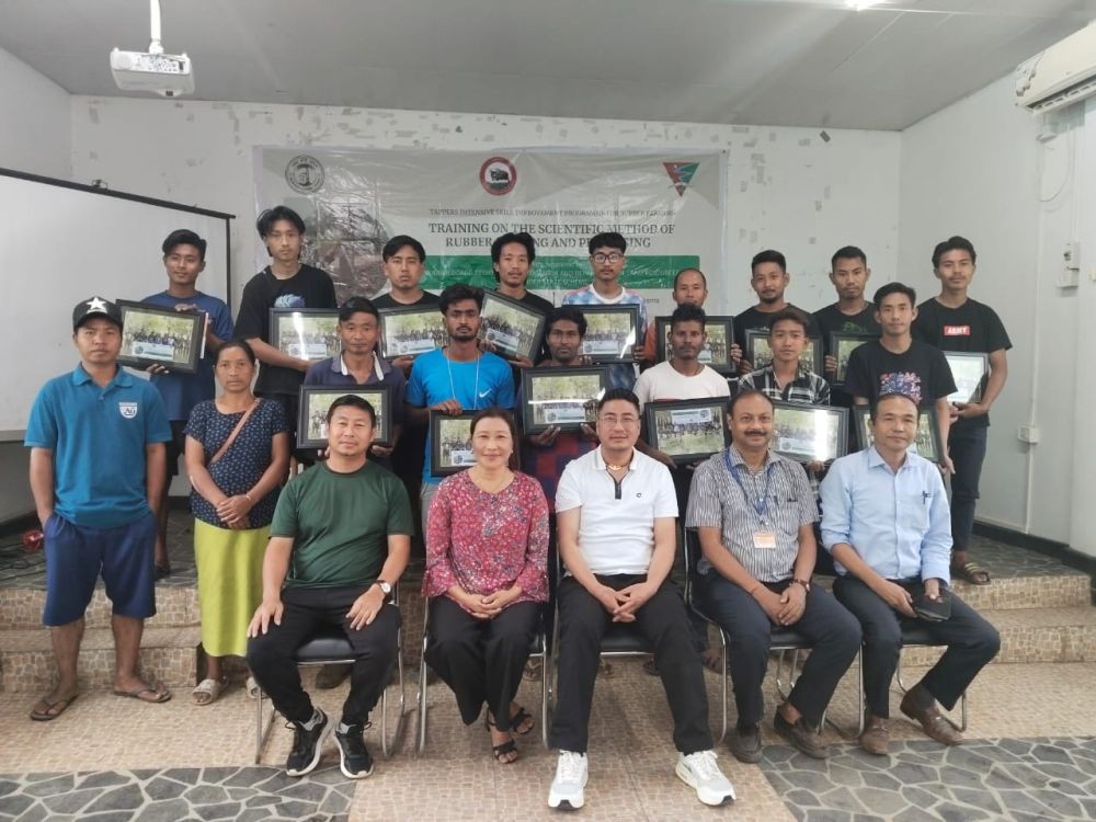 The Department of Land Resources, Nagaland in collaboration with the Rubber Board of India Regional office, Dimapur conducted training on Scientific Method of Rubber Tapping & Processing under Tappers' Intensive Skill Improvement.