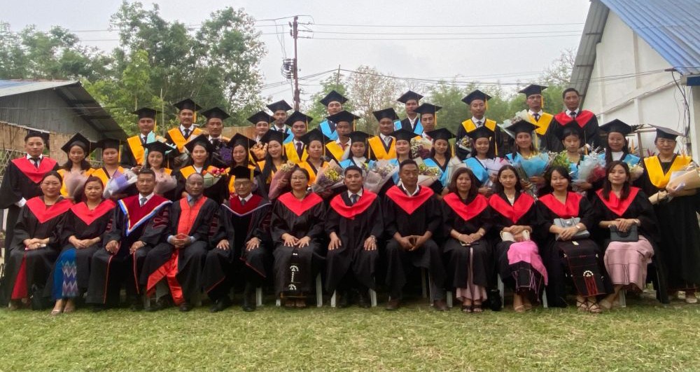 Ecclesia Theological College & Seminary 20th graduation was held at the Kim Jin Won Chapel, Darogajan, Dimapur on May 15.