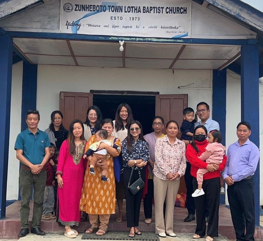 DPO (NCD) Zunheboto with participants during a World Hypertension Day Awareness programme held at Zunheboto Town Lotha Baptist Church, Zunheboto May 26. Photo Courtesy: DPO, NCD Zunheboto)