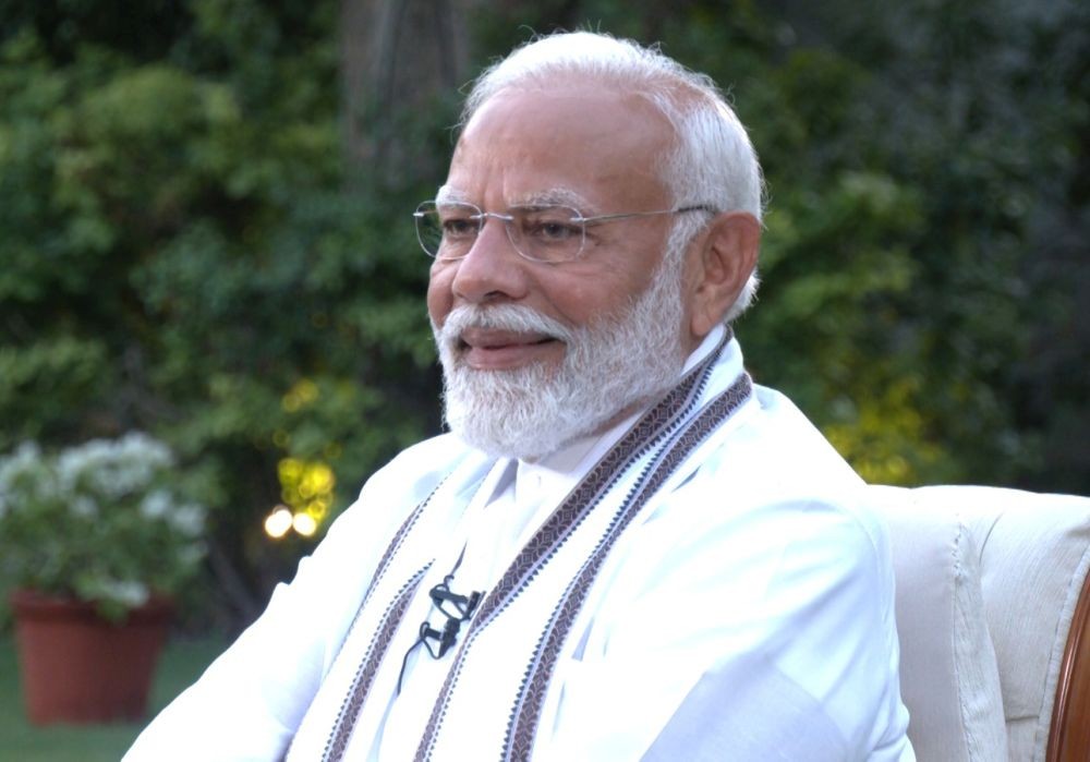 New Delhi: Prime Minister during an interview with IANS, in New Delhi, Monday, May 27, 2024.(IANS)