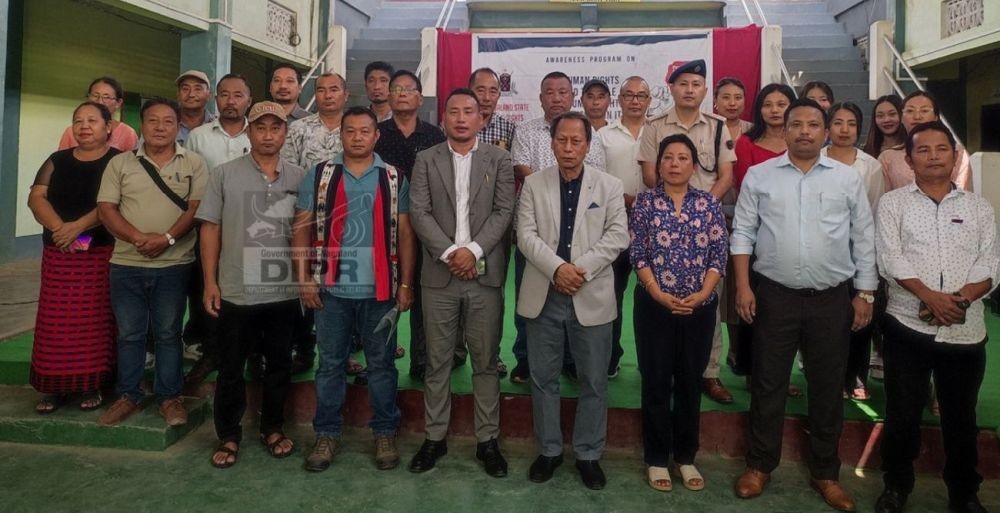 Awareness programme under the banner ‘Human Rights and the Role of Human Rights Commission’ in its better protection was held at Tuli College, Mokokchung on May 18. (DIPR Photo)