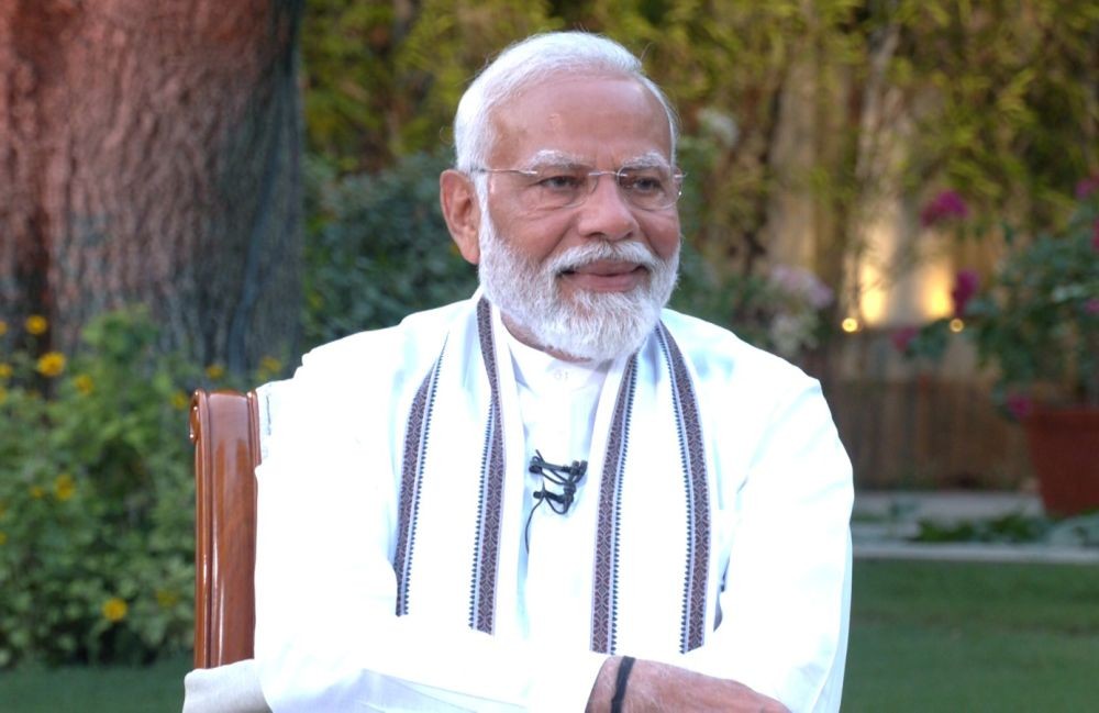 New Delhi: Prime Minister during an interview with IANS, in New Delhi, Monday, May 27, 2024.(IANS)