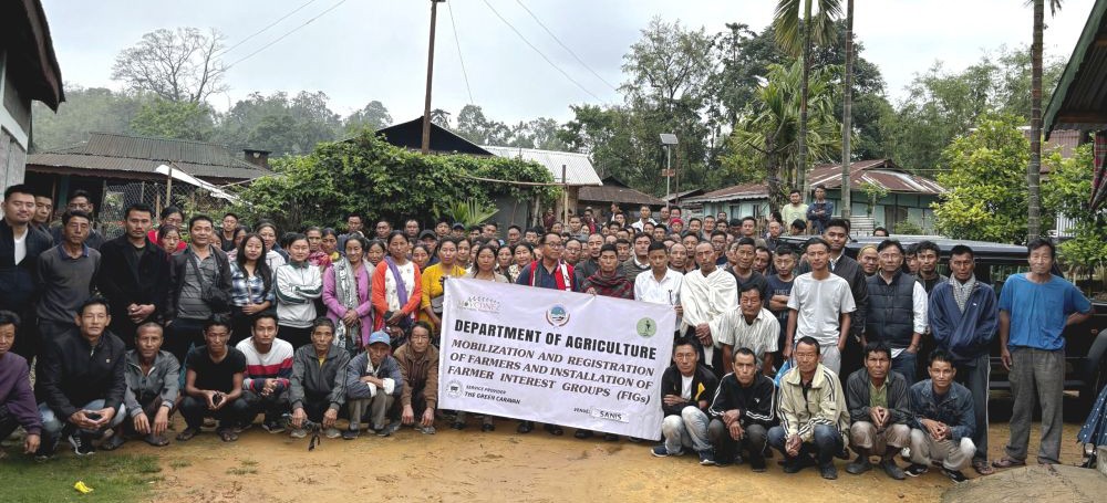 Awareness programme on MOVCD-NER Phase 4 was organised by The Green Caravan at the Village Community Hall in Sanis, Wokha.