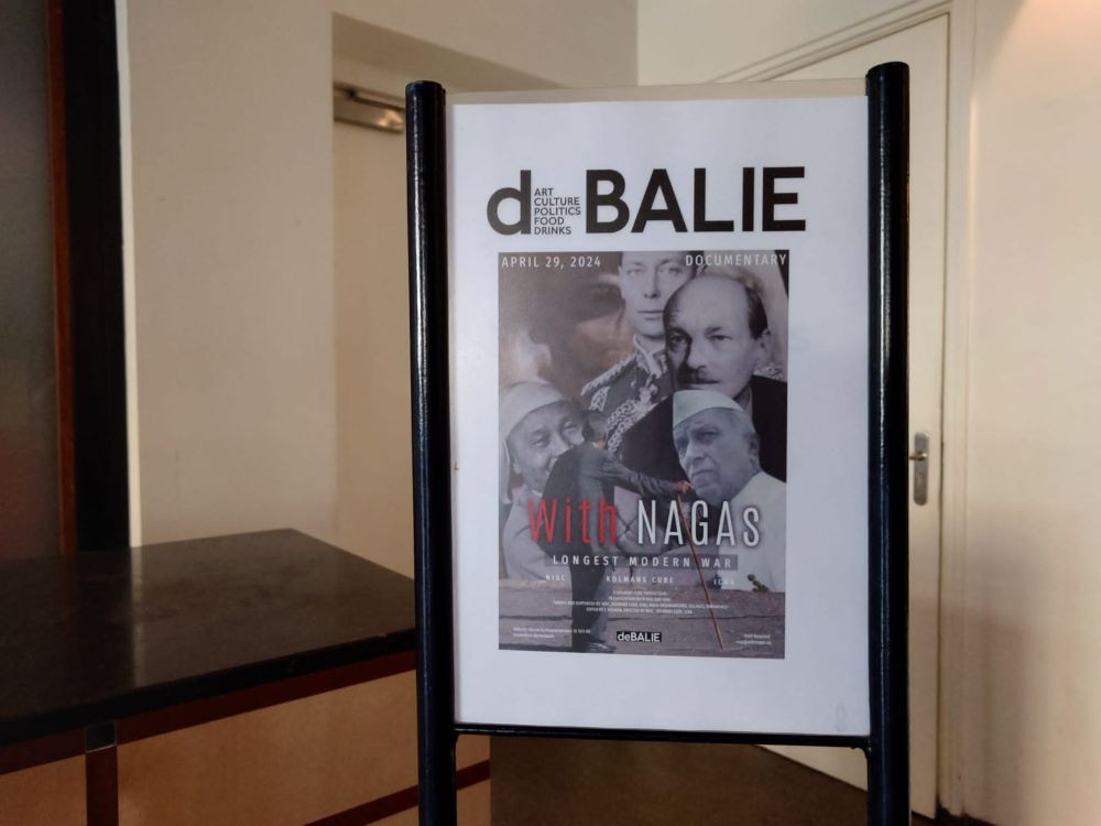 A documentary on the Naga peoples and its political struggle titled ‘with NAGAs: Longest Modern War’ was premiered at De Balie, Amsterdam, Netherlands.