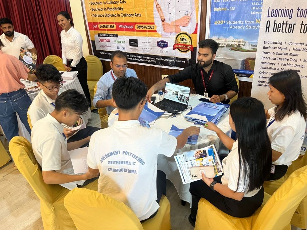 The fifth education fair of Alpine Concern was held at Hotel Acacia on May 9 which had representatives from International education institutions and across India. (Morung Photo)
