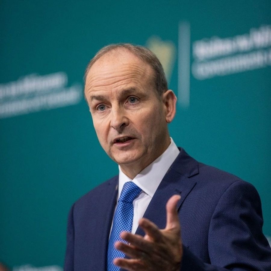 Irish Prime Minister Micheal Martin. (IANS Photo)