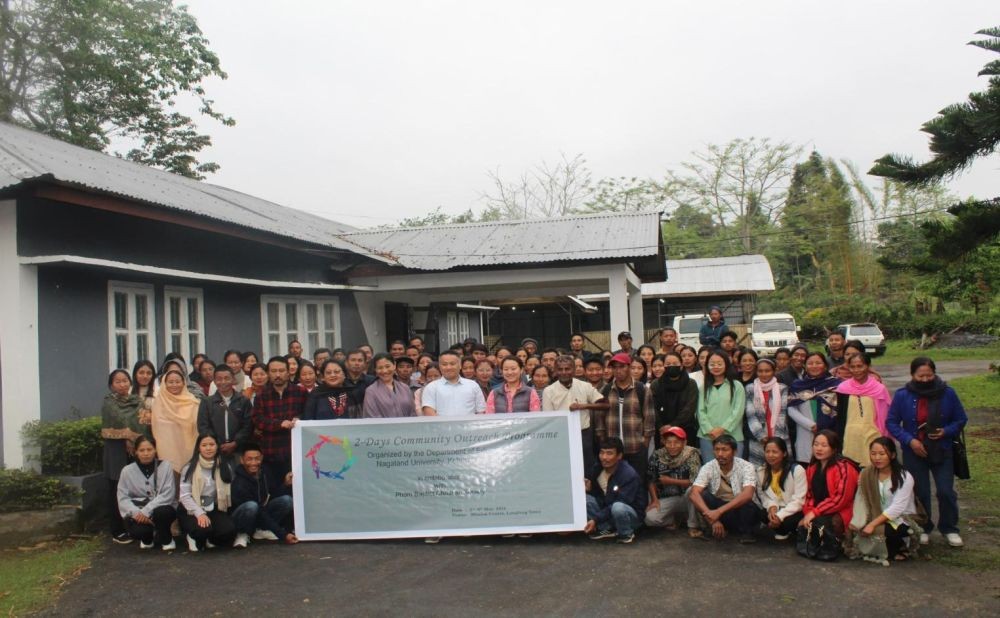 Community outreach programme organised by Department of Education, Nagaland University and Kohima Campus in collaboration with Phom Lempong (PBCA) was held at Mission Centre Longleng on May 5 and 6.