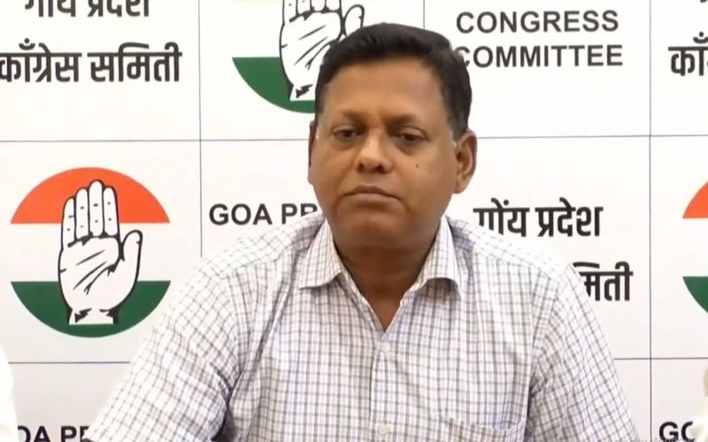 Congress General Secretary Viriato Fernandes. (IANS Photo)