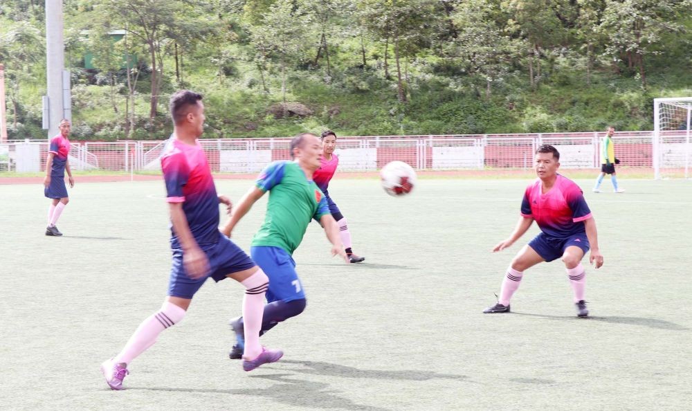 A match between Morung United and Unity FC on June 25. (Morung Photo)