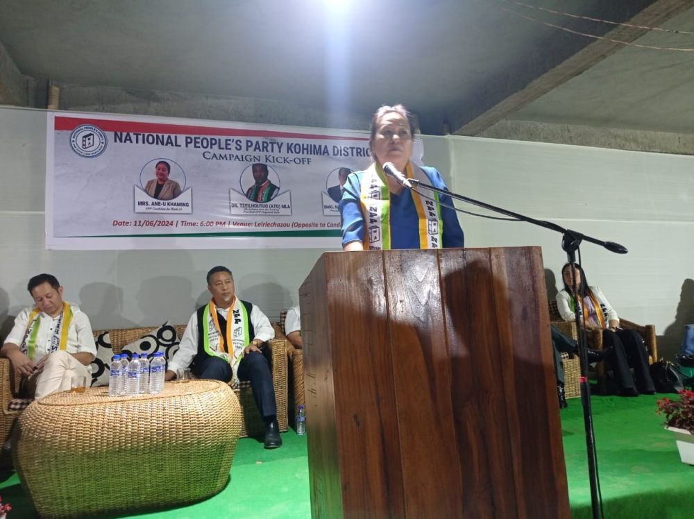 Ane-u Khaming, NPP candidate for Ward 16-Lerie, Kohima.