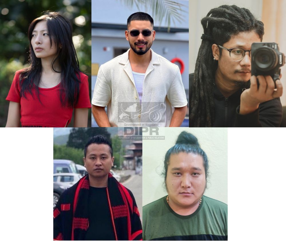 Top (L-R): Chiam Shiu, Kikru Neikha, Supongnukshi. Bottom (L-R) Jackto Wotsa, Thejanguzo Titus Pienyü