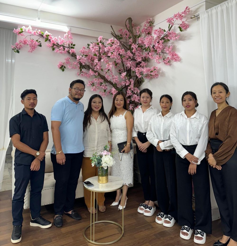 ‘Dear Bride’ team along with Sashila Ozukum, Proprietor and Principal of Hope Academy, Dimapur.