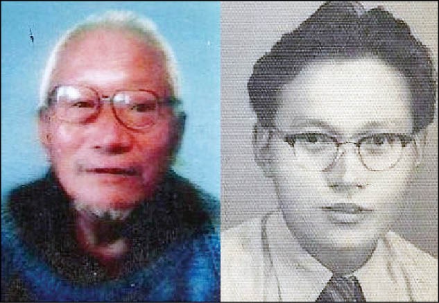 Zachitso Chizo as a student and as a retiree