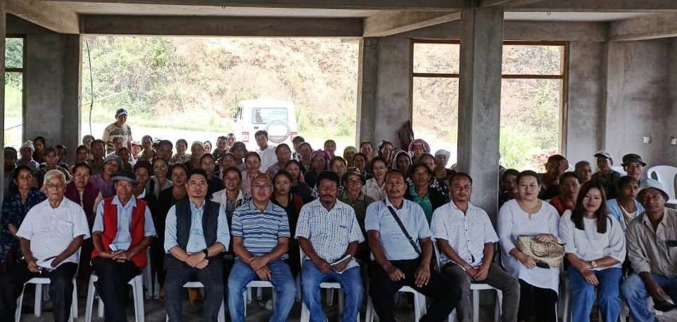 Dignitaries with participants of training programme on organic farming under MOVCD-NER 2023-24.