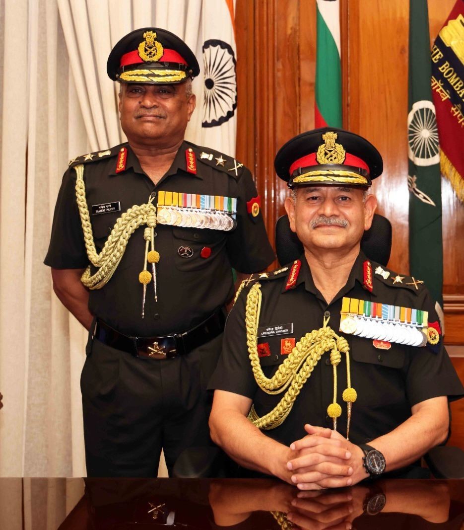 General Upendra Dwivedi takes charge as new Army Chief