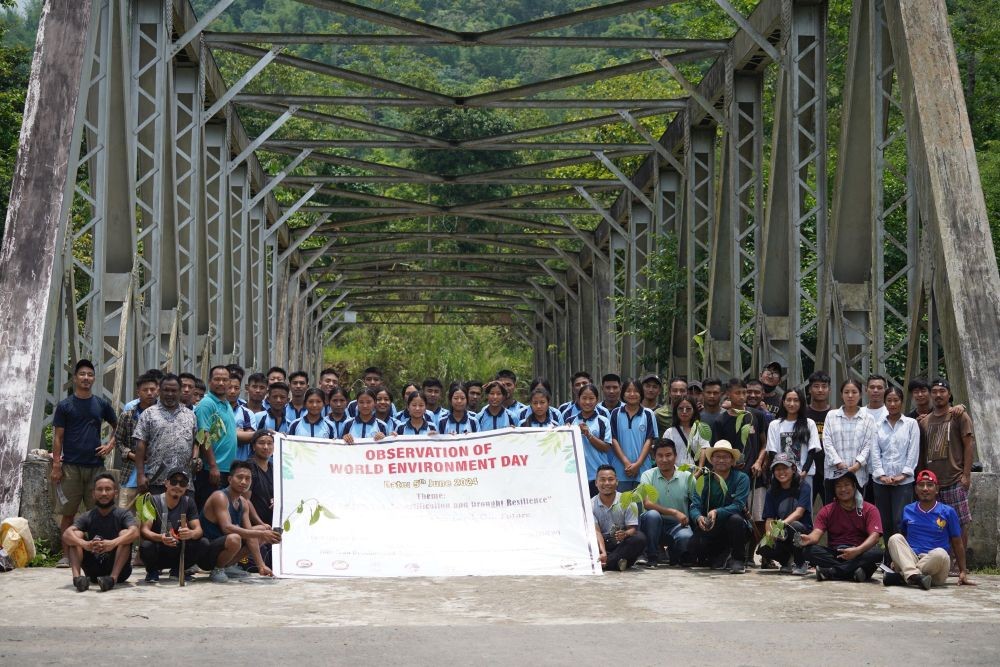 Konyak Baptist Bumeinok Bangjüm joined hands with other organisations to observe World Environment Day 2024.