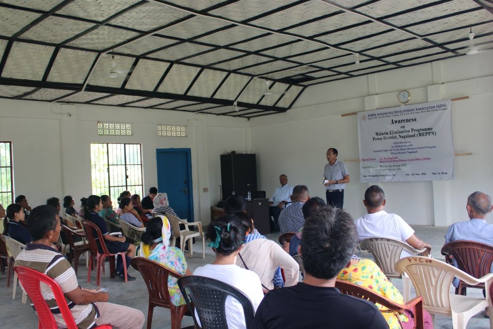 An awareness programme on Malaria eradication was held in Peren.