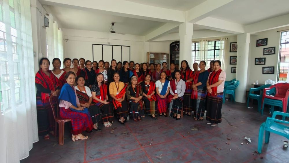 Central Nagaland Women Association along with Lotha Eloe Hoho at Lotha Eloe Hoho office on June 6.