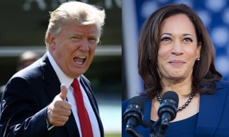 Donald Trump, Kamala Harris. (IANS Photo)