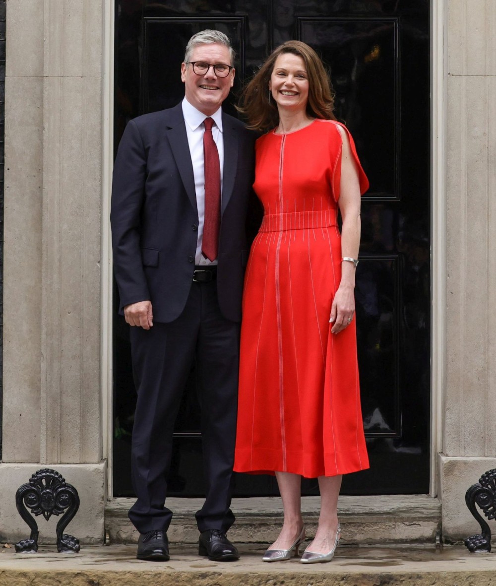 Britain's Labour Party Prime Minister Keir Starmer speaks to the media and supporters supporters in London, Friday, July 5, 2024. Labour leader Stammer won the general election on July 4, and was appointed Prime Minster by King Charles III at Buckingham Palace, after the party won a landslide victory.(IANS)